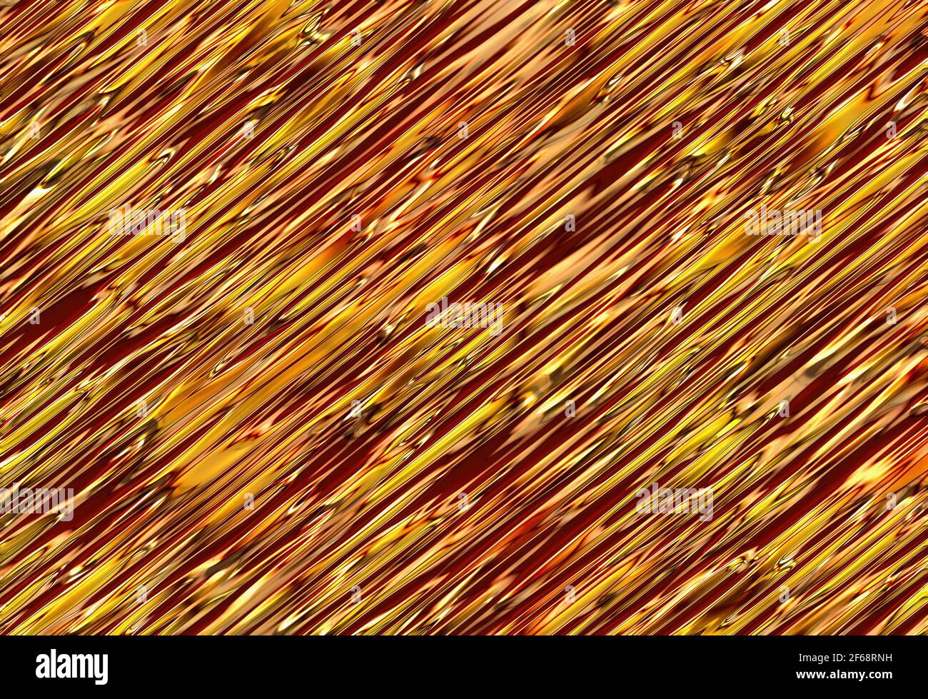 sfondo delle onde dorate astratte. effetto di sfocatura del movimento Foto Stock