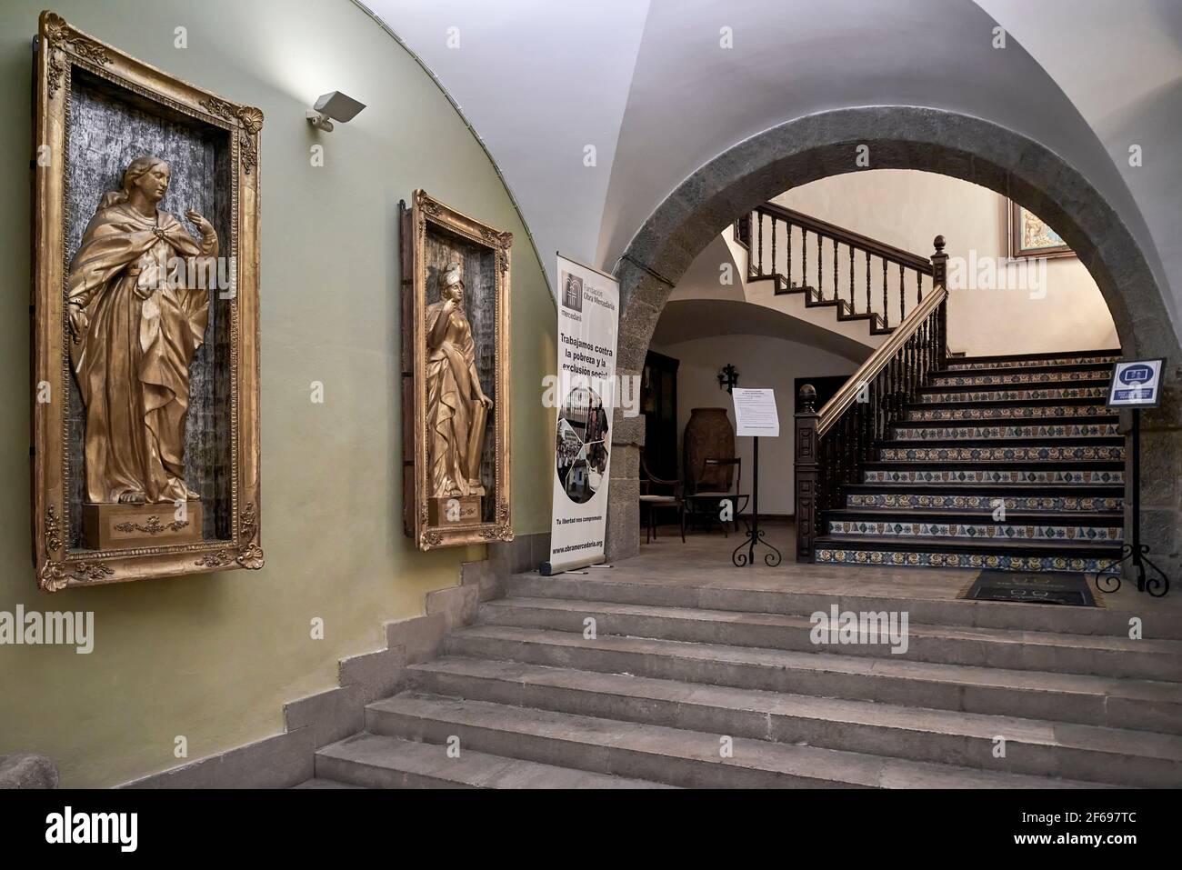 Monastero di Santa María, dichiarato monumento storico-artistico nazionale (patrimonio di interesse culturale) a El Puig, Valencia, Spagna, Europa Foto Stock