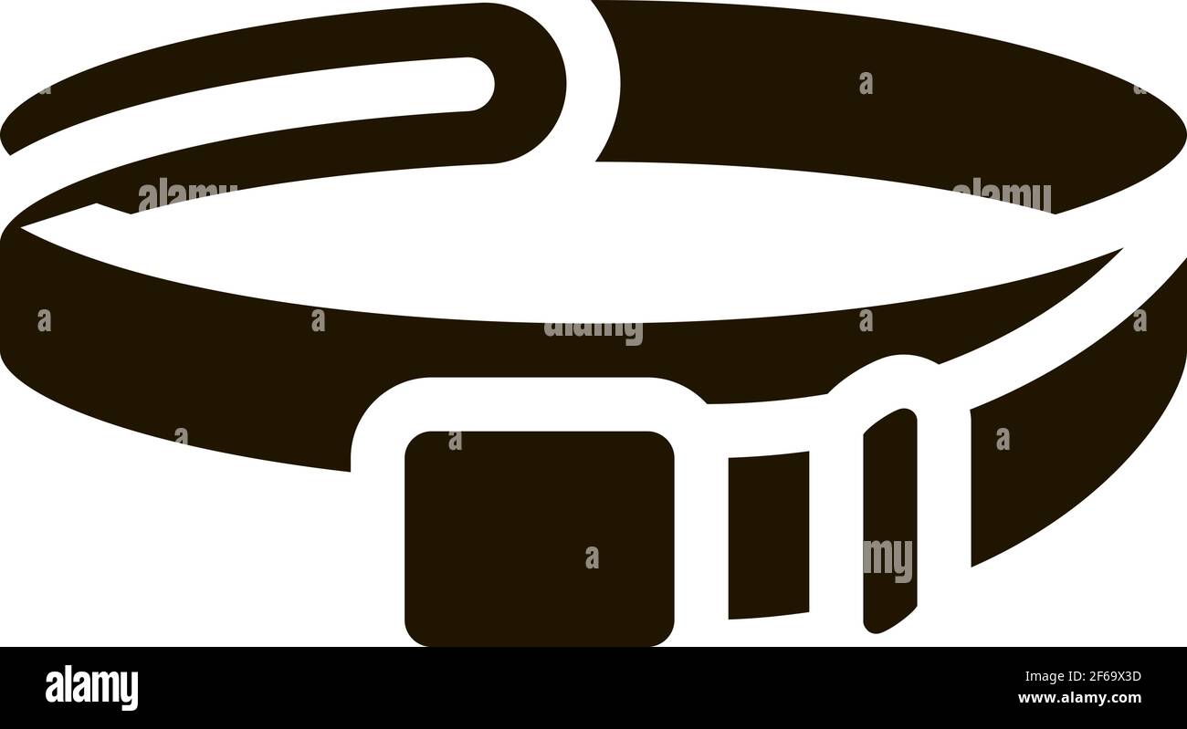 Icona cintura in pelle Illustrazione Vector Glyph Immagine e Vettoriale -  Alamy