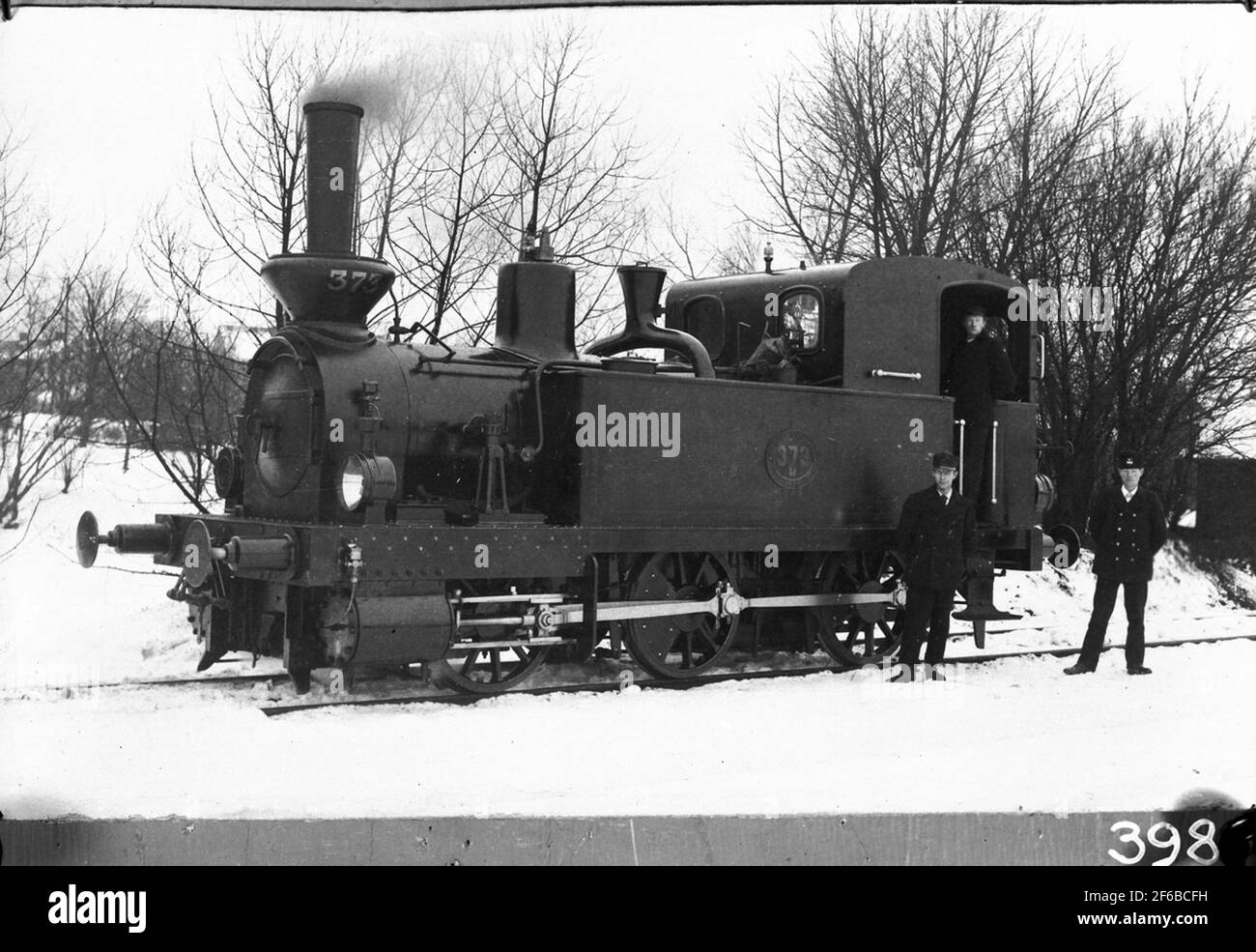 Le ferrovie statali, SJ VM 373. Prima di questa ferrovia di Hudiksvall, HJ Lok 4. Foto Stock