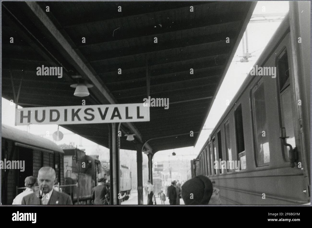 Stazione di Hudiksvall. Foto Stock