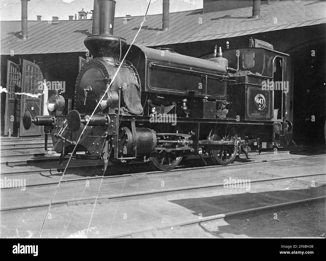 Ferrovie statali, SJ Qå 447, ex Ferrovie Svezia e Norvegia, S & NJ 16. Foto Stock