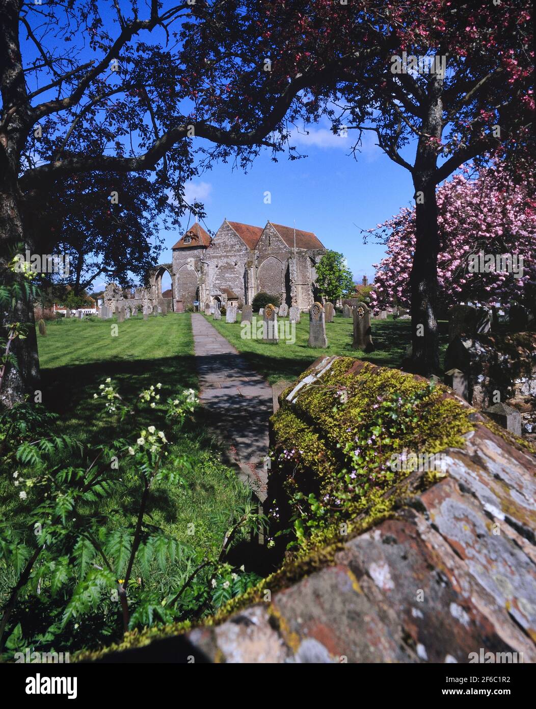 La chiesa parrocchiale di San Tommaso di Canterbury. Winchelsea. East Sussex. In Inghilterra. Regno Unito Foto Stock