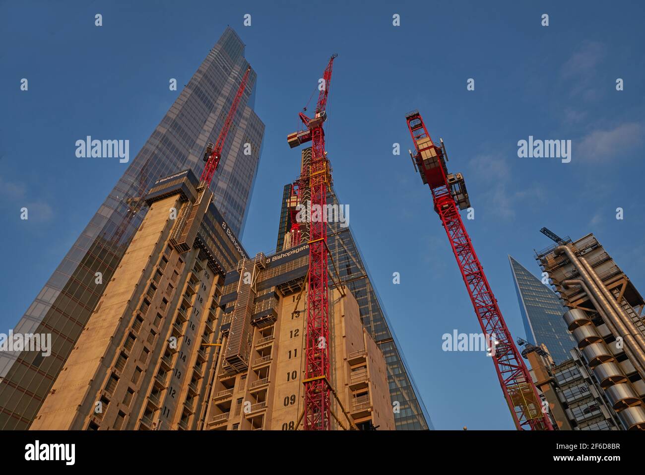 costruzione della città di londra Foto Stock