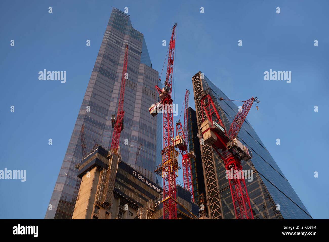 costruzione della città di londra Foto Stock