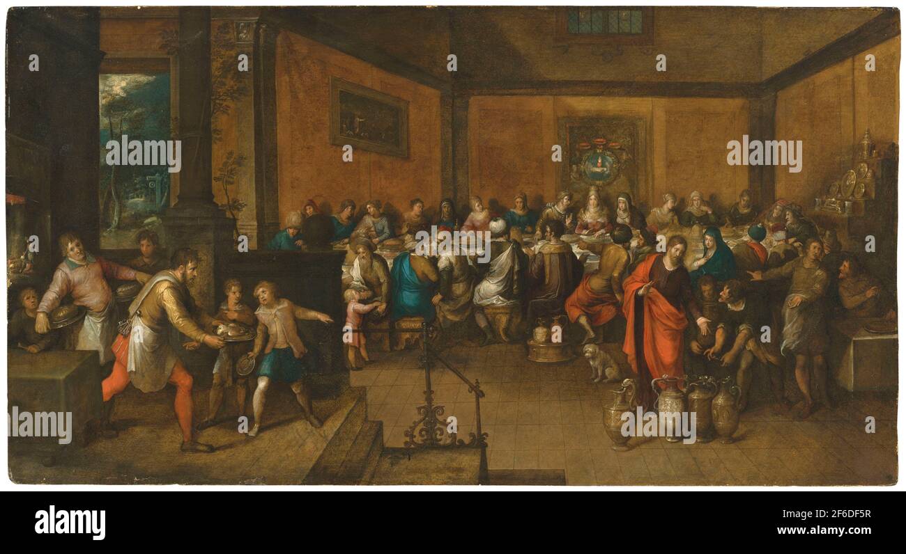 Pittura d'arte religiosa cristiana d'epoca medievale o simile Foto Stock