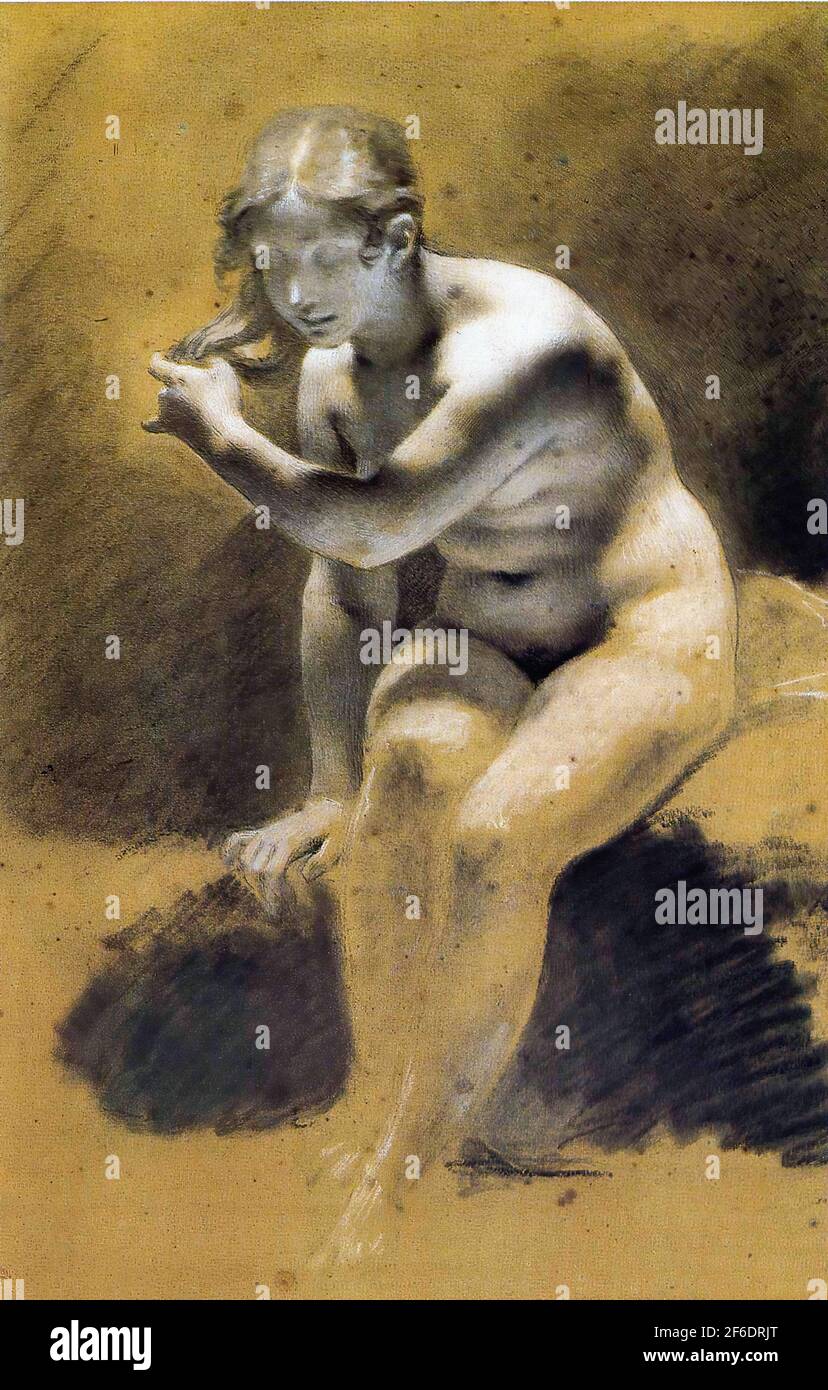 Pierre-Paul Prud'hon - Venere da bagno Foto Stock