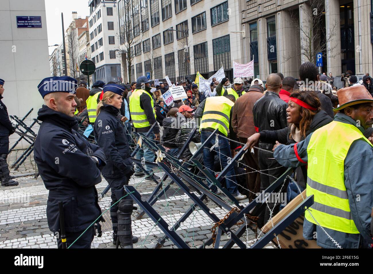 marcia di protesta Foto Stock