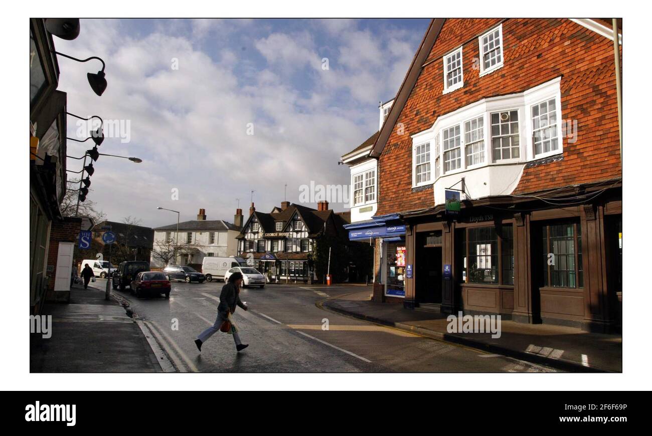 Pangbourne dove D.H. Lawrence visse durante la prima guerra mondiale.pic David Sandison 4/3/2005 Foto Stock