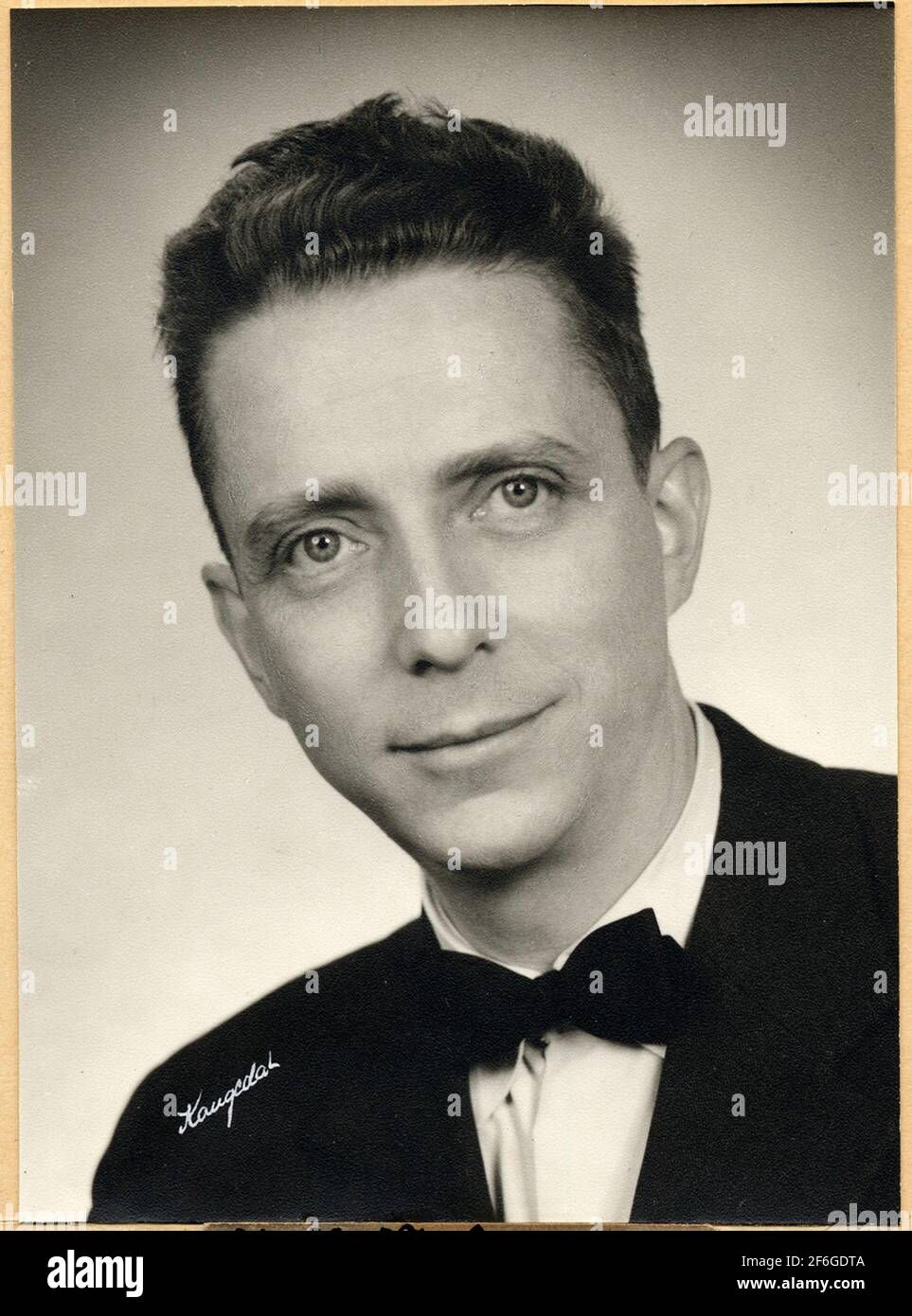 Bengt Gustav Anders Brunsson Stins Ervalla 1/11 1954 - 31/8 1962 nato nel 1921 Foto Stock