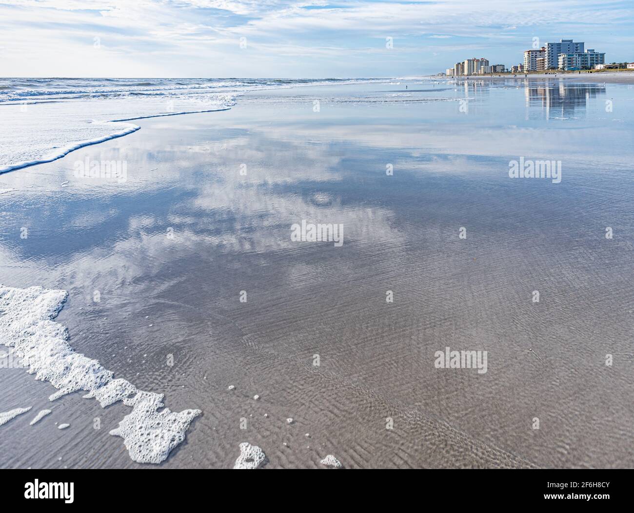 Jacksonville Beach, Florida, poco dopo l'alba. (STATI UNITI) Foto Stock