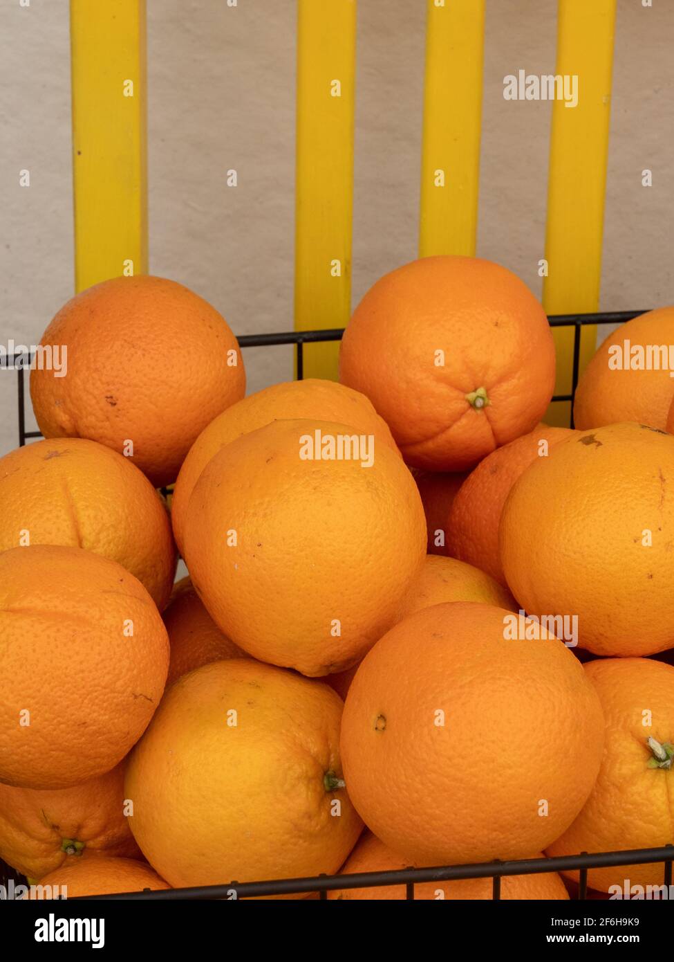 Close up di arance. Foto Stock