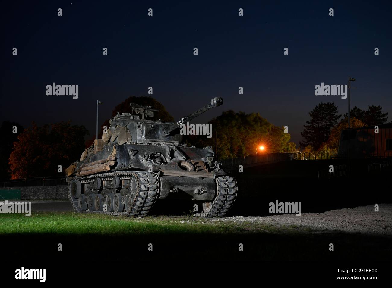 Sherman Tank "Fury" Foto Stock