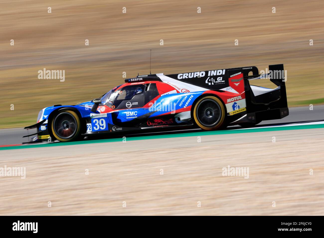 39 TROUILLET Eric (fra), PETIT Paul (fra), GUIBBERT Enzo (fra), Oreca 07 Gibson team Griff, azione durante la ELMS European le Mans Series 2017, 4 ore di Portogallo dal 20 al 22 ottobre a Portimao - Photo Paulo Maria / DPI Foto Stock