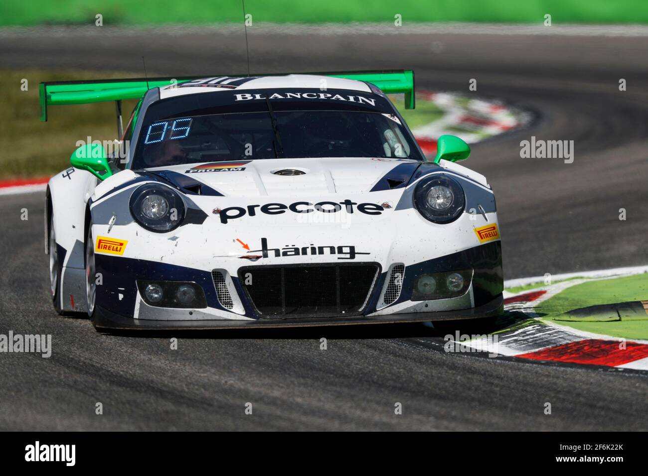 911 HARING Jurgen (ger), RENAUER Alfred (ger), RENAUER Robert (ger), Porsche 911 GT3 R team Herberth motorsport, azione durante la Blancpain GT serie 2017, a Monza, Italia, da avril 21 a 23 - Foto Florent Gooden / DPPI Foto Stock