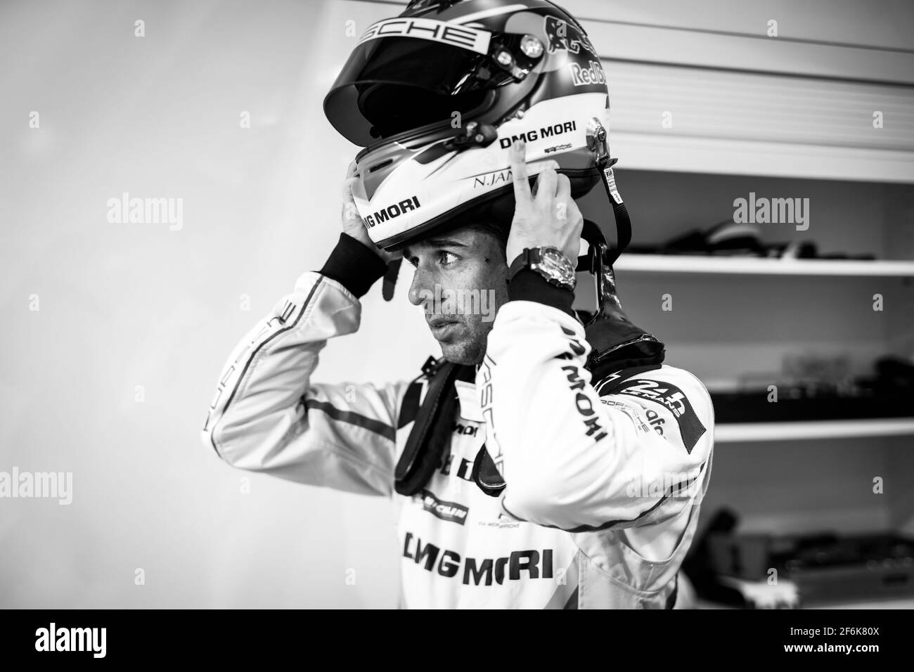 JANI Neel (che), Porsche 919 ibrida lmp1 del team Porsche, ambiance portrait durante la giornata di prove 2017 le Mans 24 ore, il 4 giugno sul circuito di le Mans, Francia - Foto DPPI Foto Stock