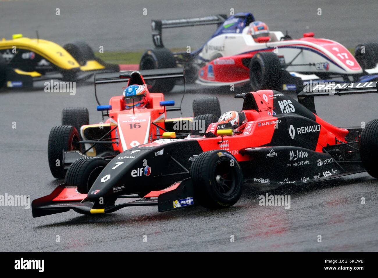 07 FEWTRELL Max (gbr) Renault FR 2.0L team Tech 1 gara d'azione 16 RANDLE Thomas(AUS)team AVF by Adrian Valles azione durante la Formula Renault 2017 2.0 gara di Nurburgring, Germania, dal 14 al 16 luglio - Foto Paulo Maria / DPPI Foto Stock