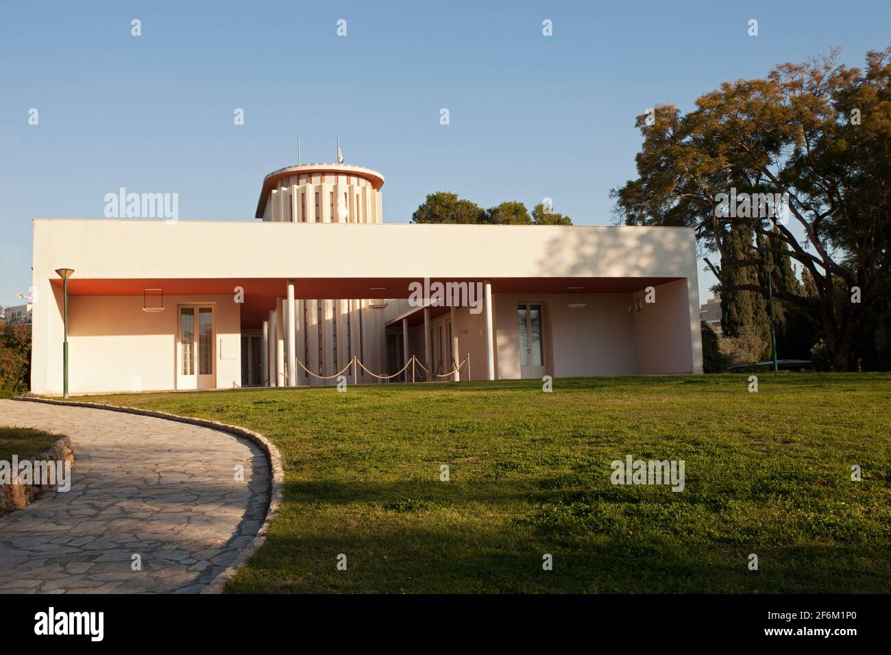Israele, Rehovot, Weizmann Casa, casa del Dr. Chaim Weizmann, primo presidente dello Stato di Israele, esterno Foto Stock