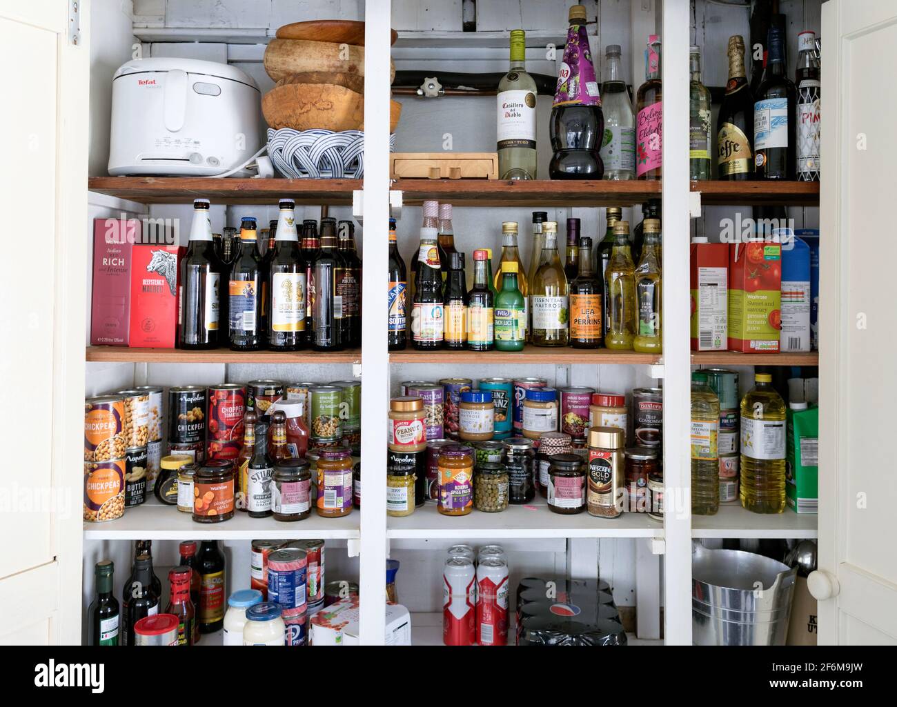 Casa Cupboard Sommario Londra UK Foto Stock
