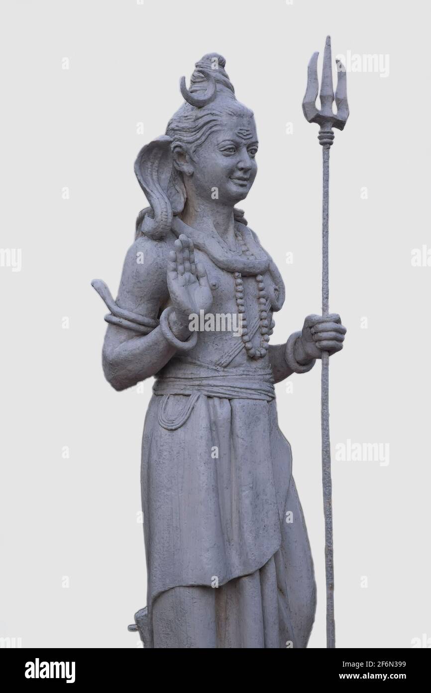 Statua del Signore Shiva. Foto Stock