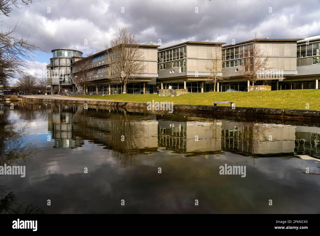 Neubau der Niedersächsischen Staats- und Universitätsbibliothek, Georg-August-Universität Göttingen, Niedersachsen, Deutschland | Göttingen state Foto Stock