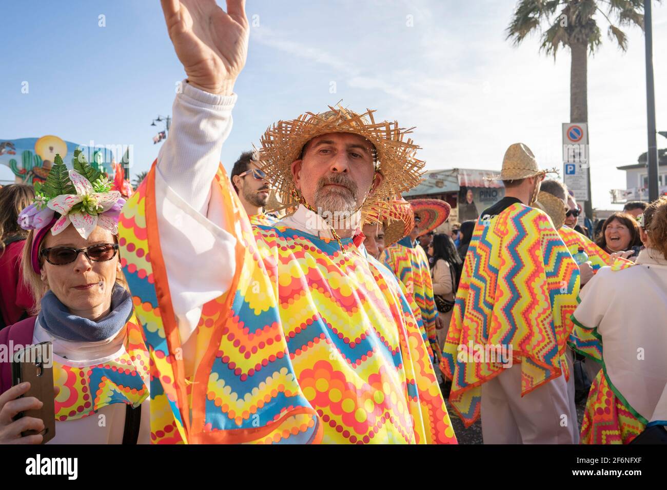 Carnevale di Viareggio Foto Stock