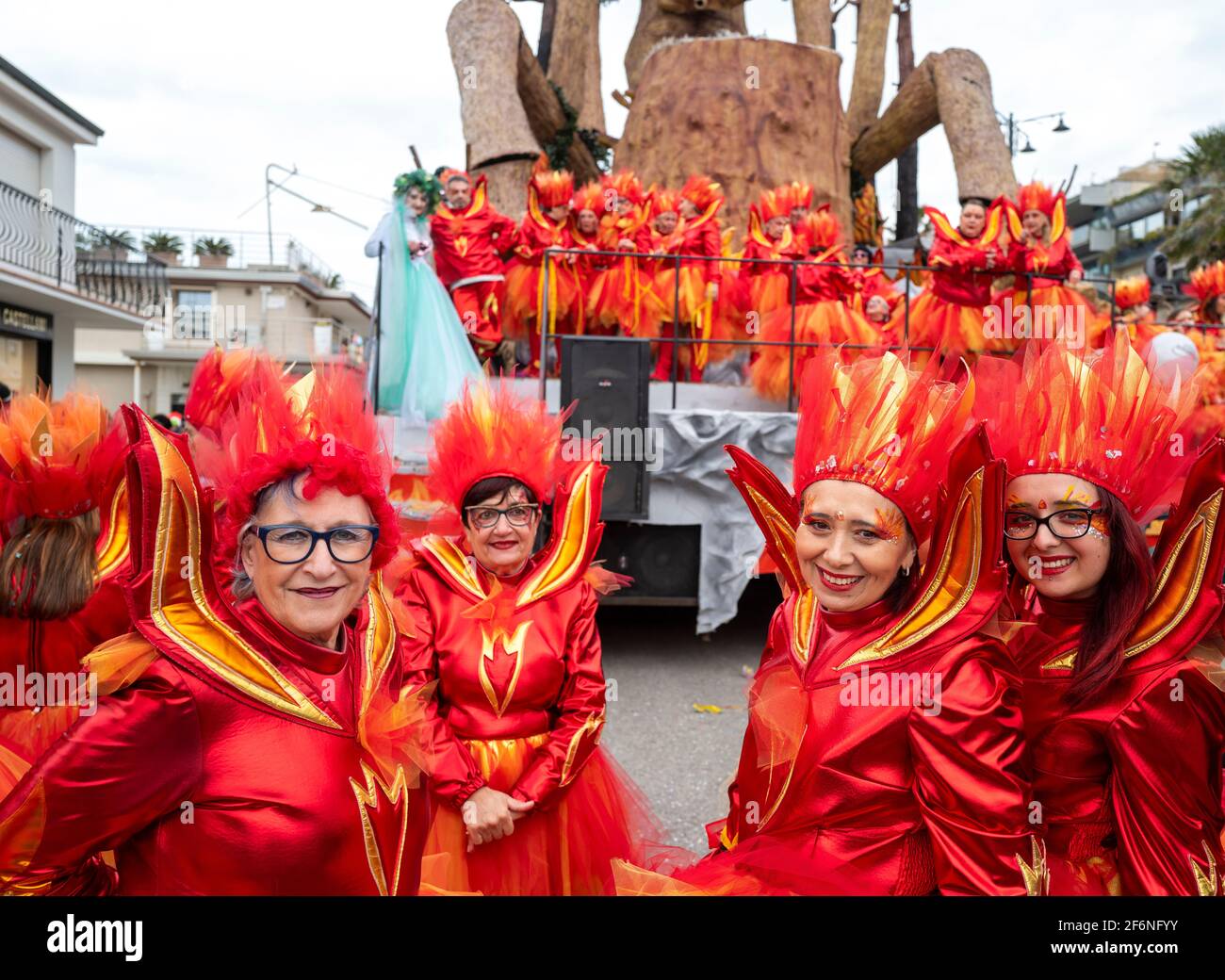 Carnevale di Viareggio Foto Stock
