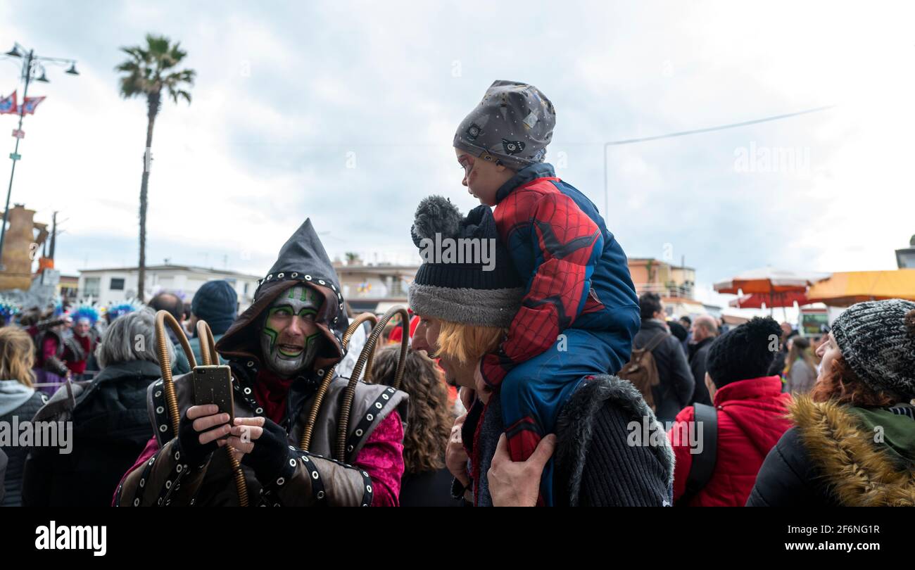 Carnevale di Viareggio Foto Stock