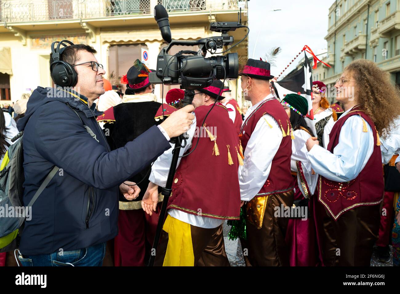 Carnevale di Viareggio Foto Stock