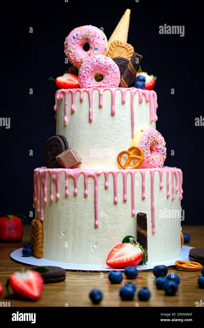 Torta dolci cibo Fotografia Foto Stock