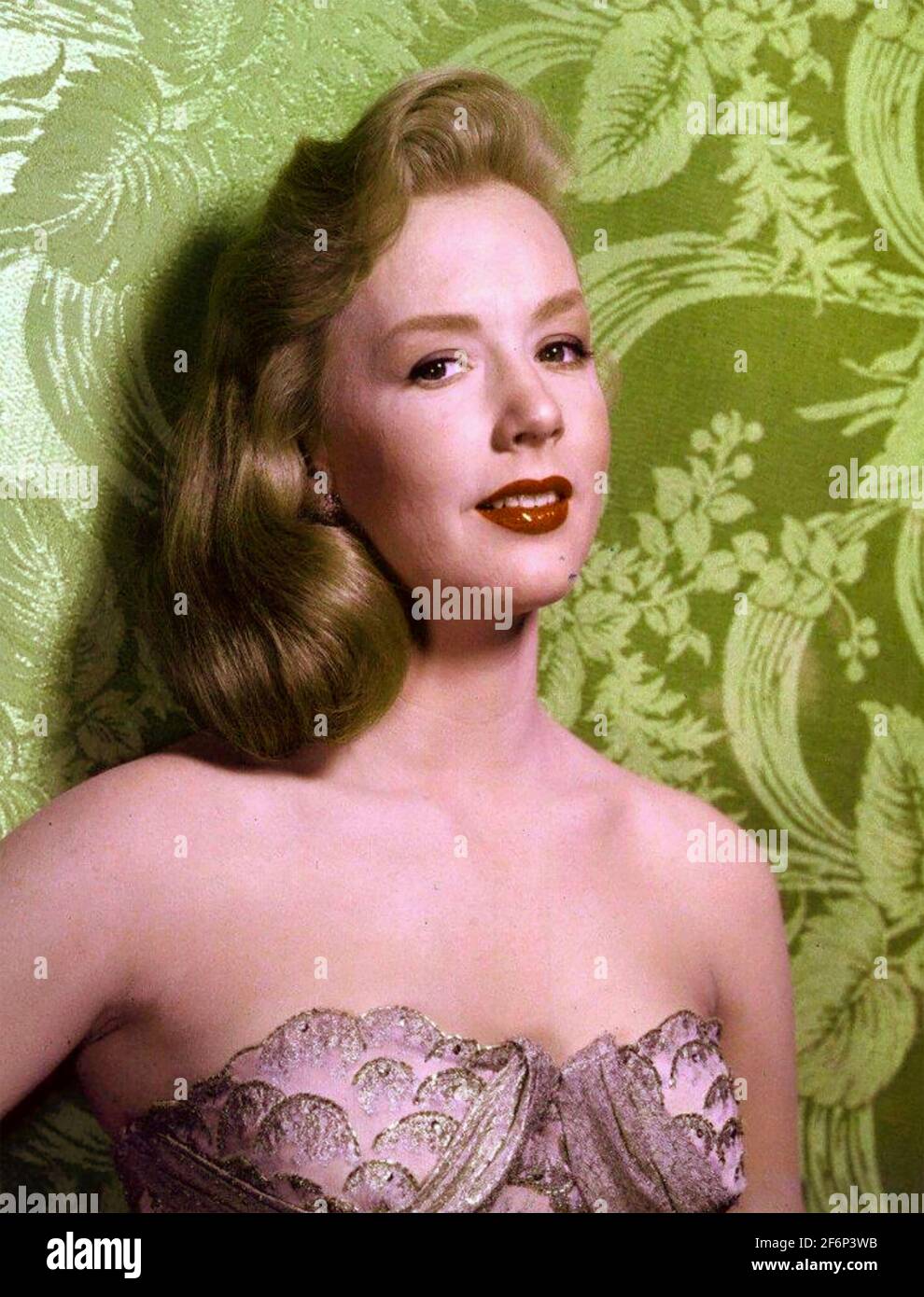 PIPER LAURIE scenografia americana e attrice cinematografica circa 1952 Foto Stock