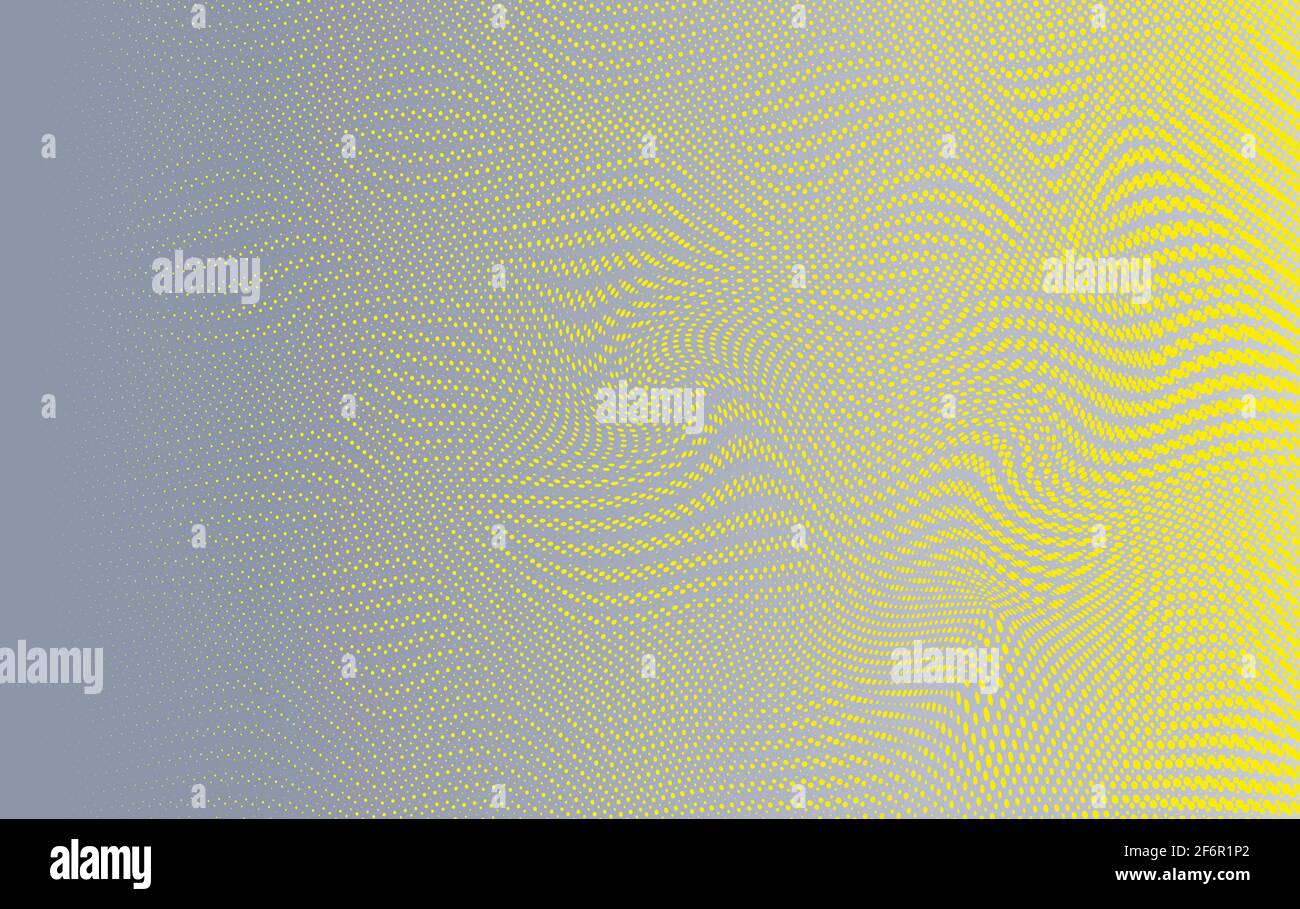 Illustrazione vettoriale orizzontale dei punti di mezzitoni colorati astratti. Illustrazione Vettoriale