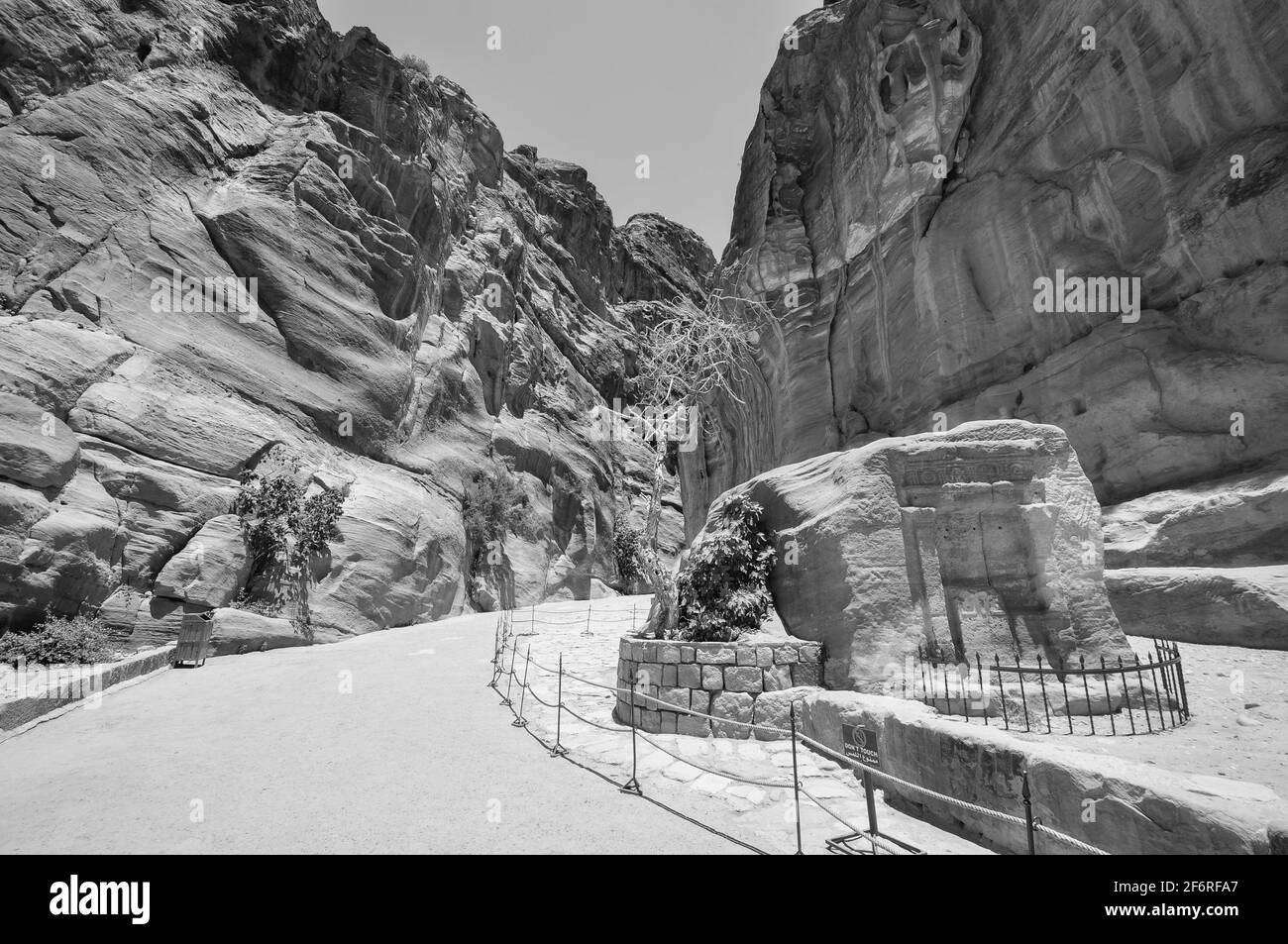 Scene di Petra, giordania Foto Stock