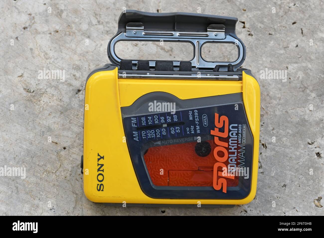 WALKMAN® Sony, retro utilizzato Foto Stock