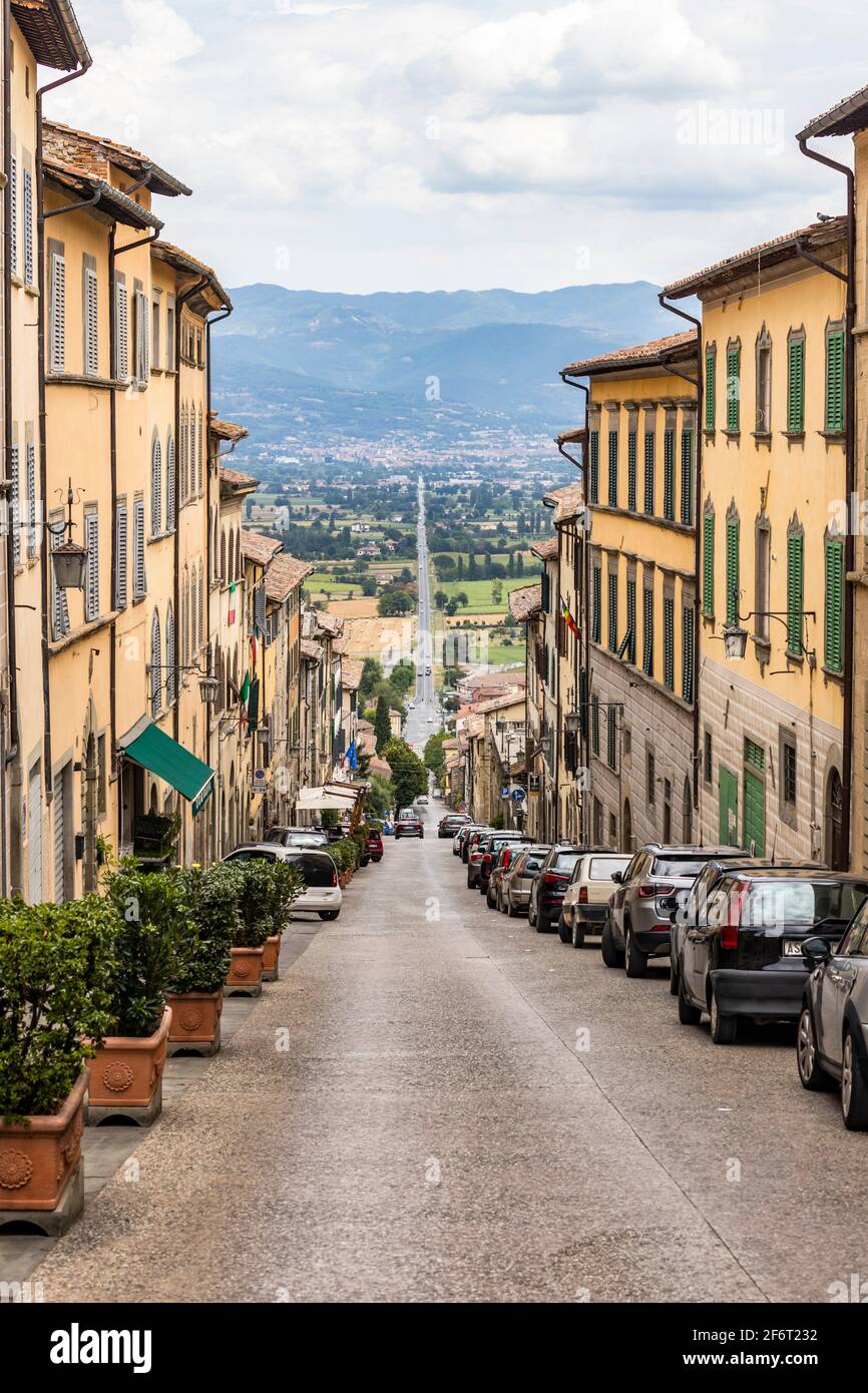 Anghiari borgo medievale Arezzo Toscana Italia Foto stock Alamy