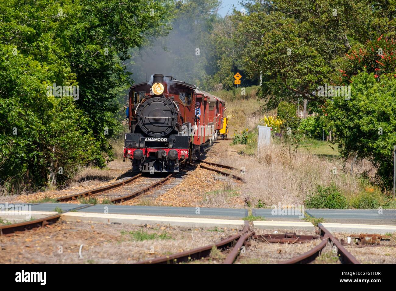 La stazione di Mary Valley Rattler - Monkland Foto Stock