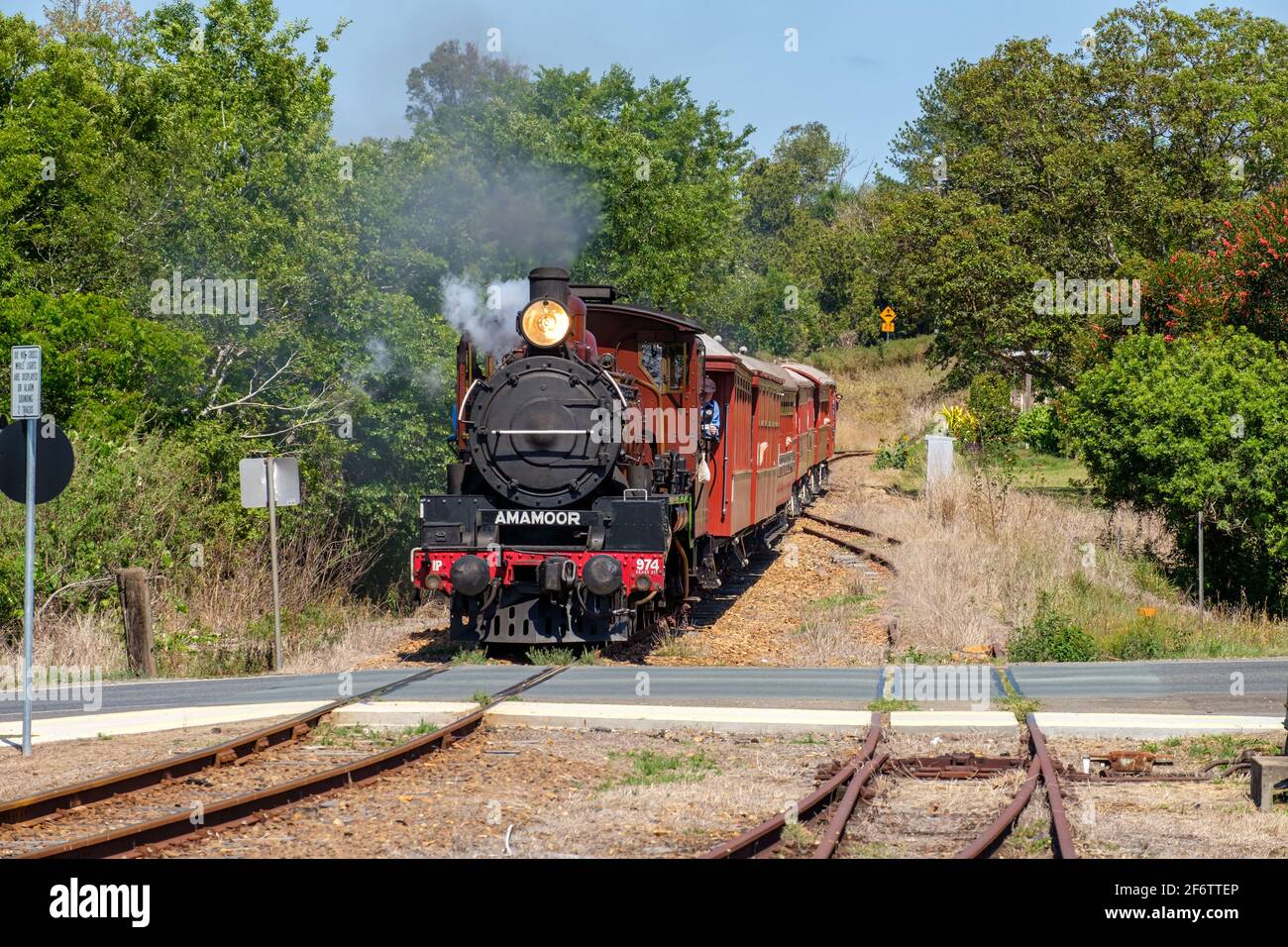 La stazione di Mary Valley Rattler - Monkland Foto Stock