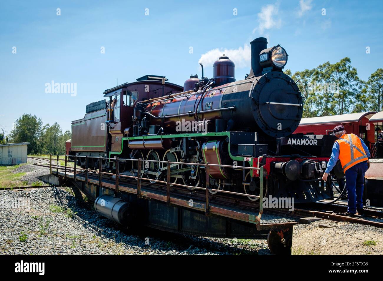 La stazione di Mary Valley Rattler-Amamoor Foto Stock