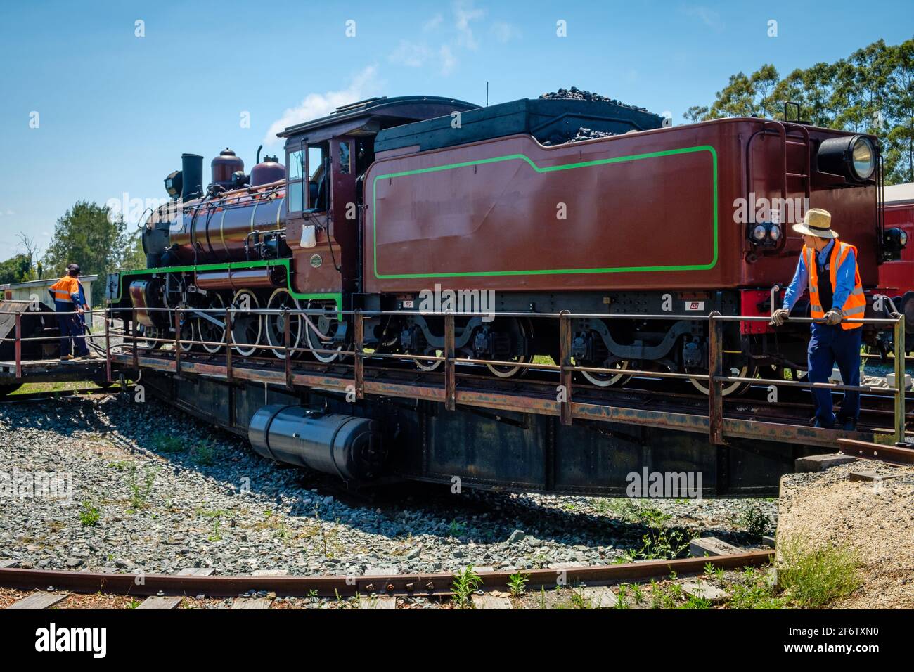 La stazione di Mary Valley Rattler-Amamoor Foto Stock