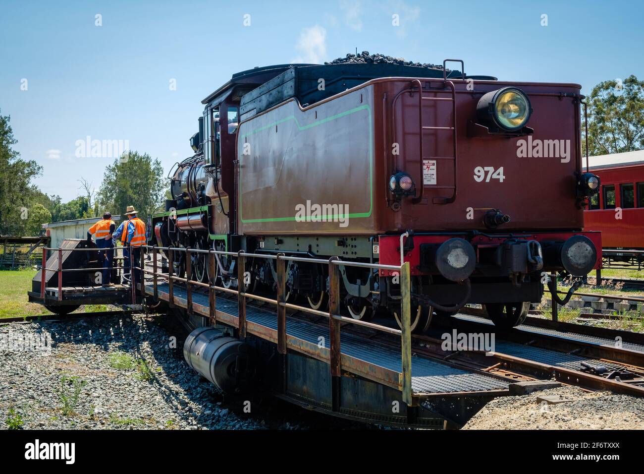 La stazione di Mary Valley Rattler-Amamoor Foto Stock