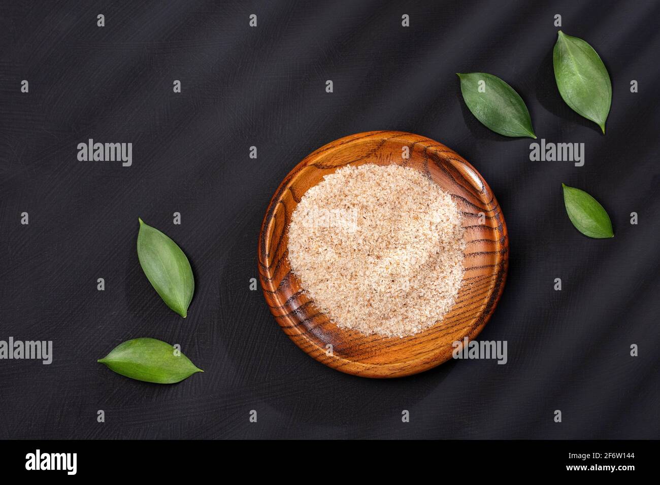 Fibra di guscio di Psycho asciutta per alleviare la costipazione Foto Stock