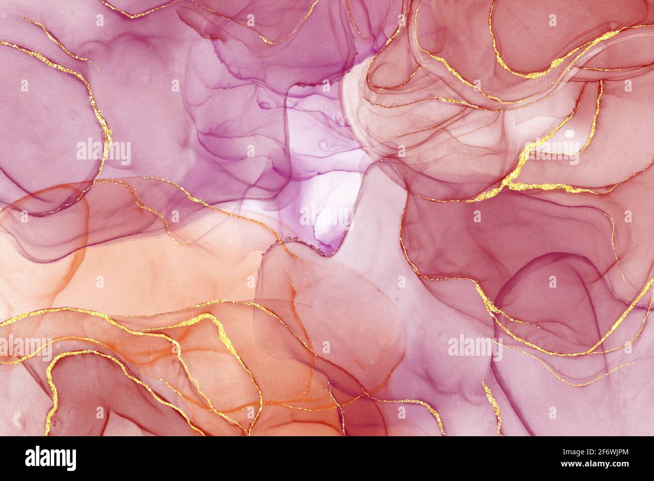 Sfondo di inchiostro con alcol. Foto Stock