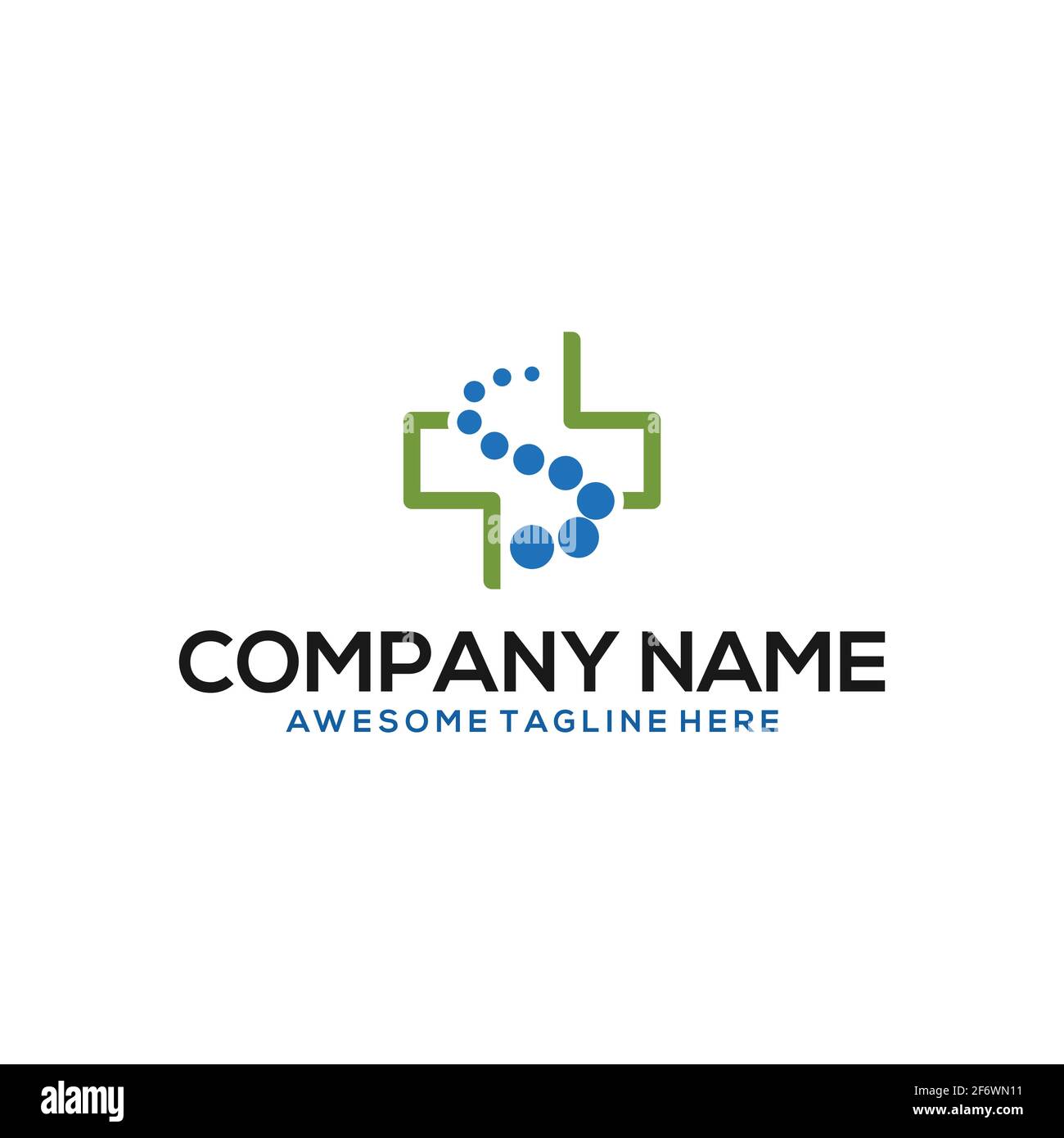 logo del simbolo della salute. logo del vettore medico. simbolo a croce, farmacia, logo della medicina. vector eps 10 Illustrazione Vettoriale