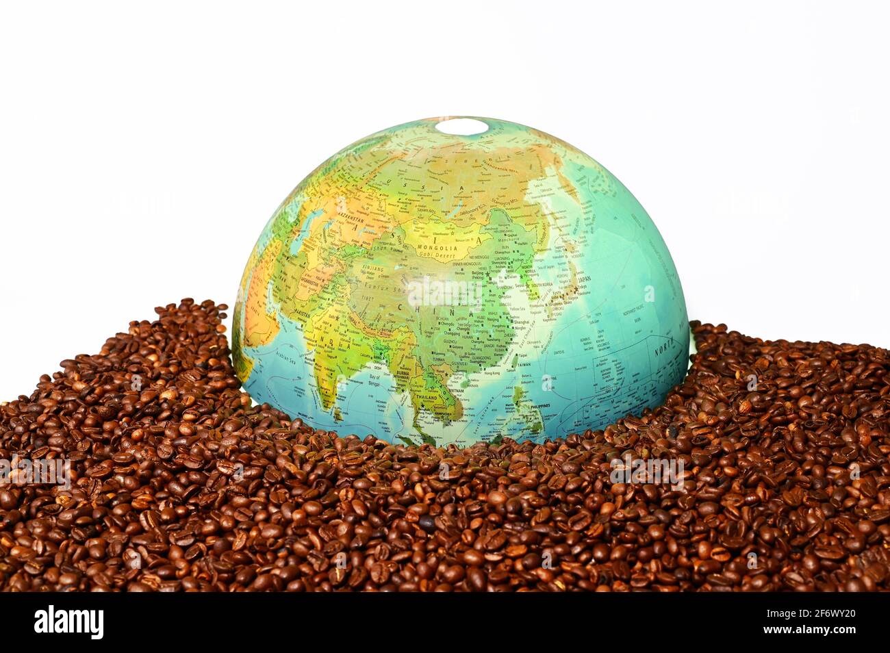 Commercio internazionale del caffè Foto Stock