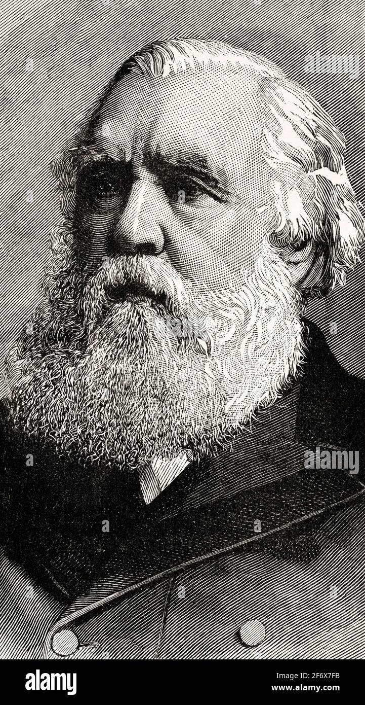 Ritratto di Sir Austen Henry Layard (1817-1894) viaggiatore inglese, archeologo, cuneiforme, storico dell'arte, disegnatore, collezionista, politico e diplomatico. È meglio conosciuto come l'escavatore di Nimrud e di Ninive, dove scoprì una gran parte dei rilievi del palazzo assiro conosciuti, e nel 1851 la biblioteca di Ashurbanipal. Regno Unito, Inghilterra. Europa Foto Stock Ritratto di Sir Austen Henry Layard (1817-1894) viaggiatore inglese, archeologo, cuneiforme, storico dell'arte, disegnatore, collezionista, politico e diplomatico. È meglio conosciuto come l'escavatore di Nimrud e di Ninive, dove scoprì una gran parte dei rilievi del palazzo assiro conosciuti, e nel 1851 la biblioteca di Ashurbanipal. Regno Unito, Inghilterra. Europa Foto Stock