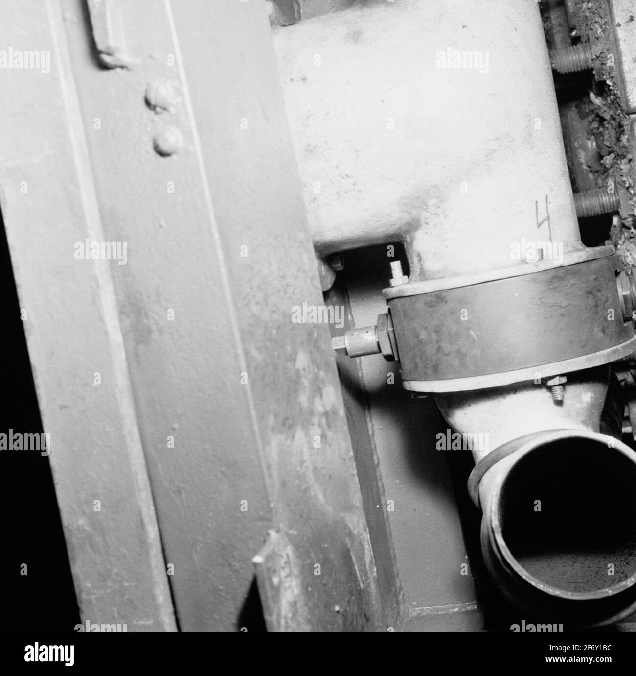 Lo squalo sottomarino immagini stereo Damage.The squalo (raffigurato - nome) Foto Stock