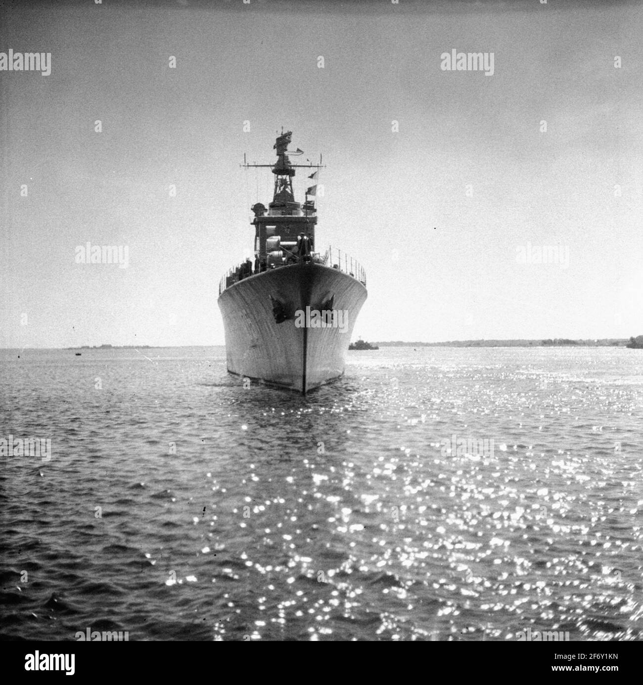 Colombiano che segue la visita.Sweden, Blekinge, Blekinge, Karlskrona, Karlskrona, Gog di guerra esterni (raffigurato, Città) Foto Stock