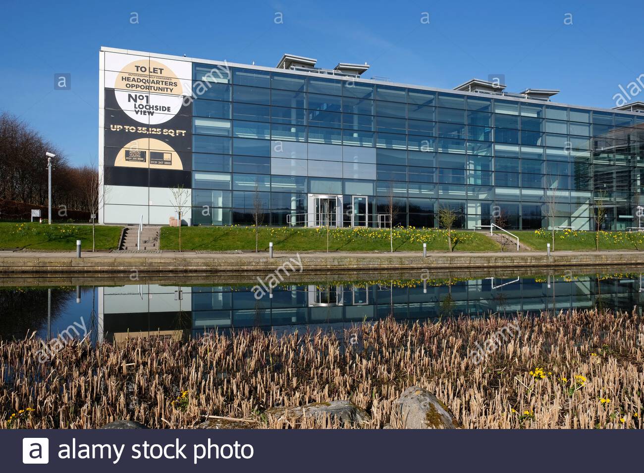 Edinburgh Park Business Park, South Gyle, Edimburgo, Scozia Foto Stock