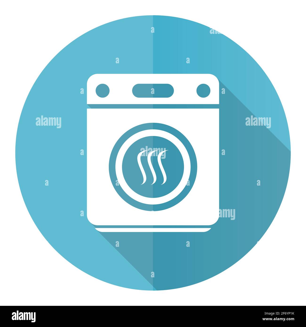 Macchina asciugatrice, icona blu lavanderia, disegno piatto vettoriale in  eps 10 per applicazioni di webdesign e mobili Immagine e Vettoriale - Alamy
