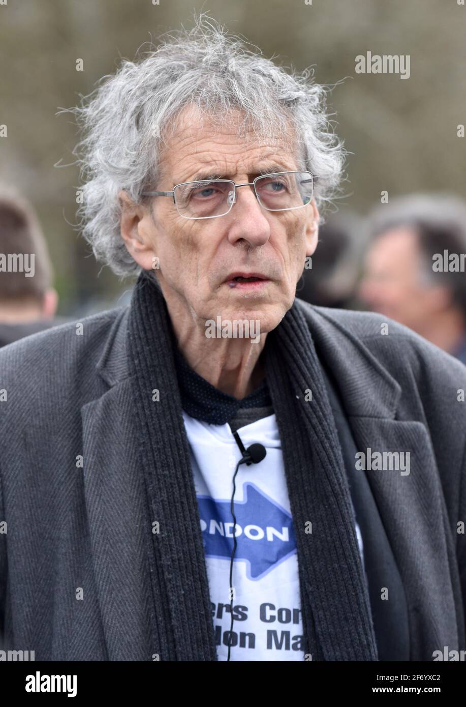 Londra, Regno Unito. 3 Aprile 2021. Uccidete i manifestanti Bill nel centro di Londra. Piers Corbyn a Hyde Park. Credit: Matthew Chpicle/Alamy Live News Foto Stock